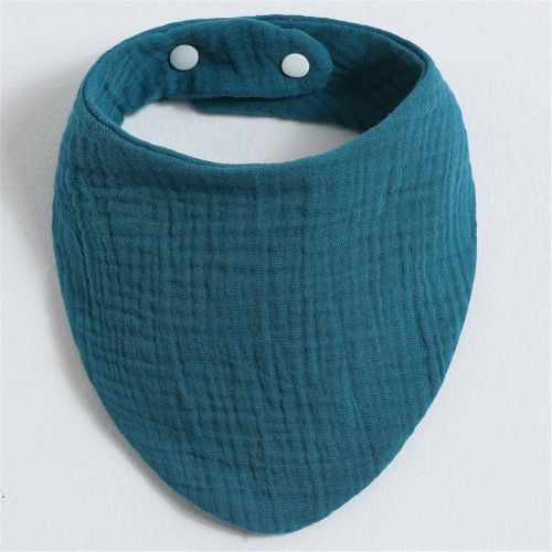 Baby Bibs Infant Cotton Bib Newborn Solid Color Triangle Scarf Feeding Saliva Towel Bandana Burp Cloth Boys Girls Shower Gift