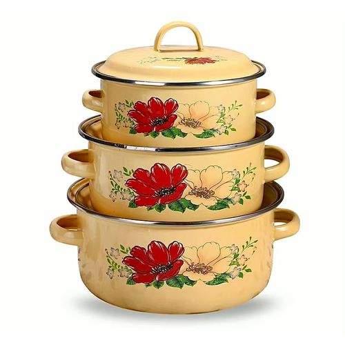 Casserole Set /serving Dishes - Red, Yellow, Blue, Green