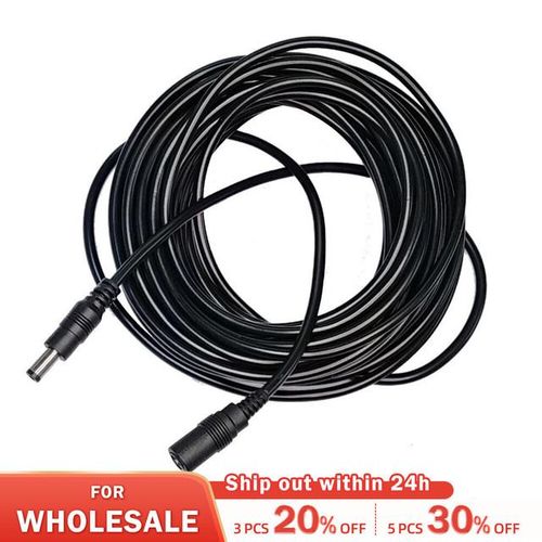 10m/ 5m 5.5mm*2.1mm Dc Power Connector Extension Cord Jack Adapter Lead Cable Dc Female Male Extension External Plug