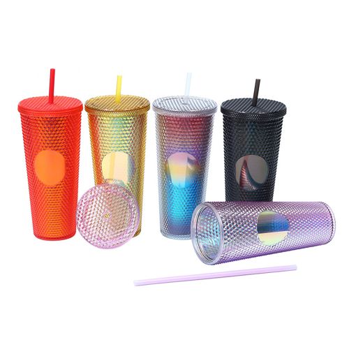 710ML/24OZ Large Capacity Water Cup Fully Studded Matte
