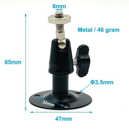 Mini Surveillance Camera Cctv Bracket Ceiling Install Metal Wall Mount Waterproof Rustproof