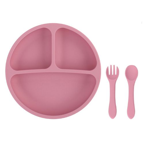 Silicone  Plates For Babies Toddlers Self Feeding Baby