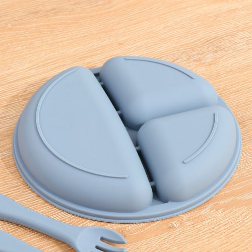 Silicone  Plates For Babies Toddlers Self Feeding Baby