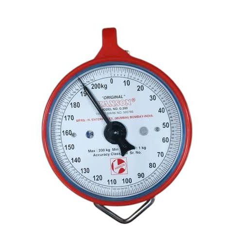 Original Design Hanging Weighing Scale - Red