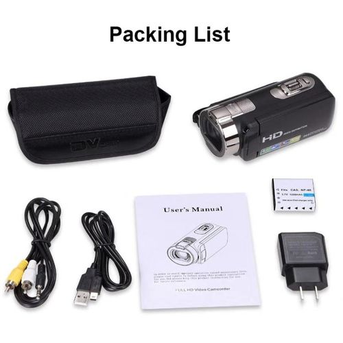 HD Digital Camera, Style: US Plug
