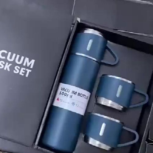 500ml Vacuum Flask Cups Thermos Portable Bottle - Multicolor