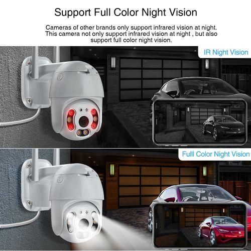 Shiwojia Smart  Camera Ptz Dome 4g Sim Lte Video Surveillance Outdoor Ecurity Monitor 1080p H.265x Cctv Camera Sd Card   Camera  AU Plug3.6mm