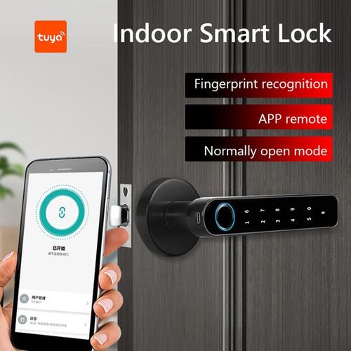 Bluetooth-Compatible Fingerprint Door Lock Keyless Entry Electronic Door Knobs Lock Fingerprint Security Handle Lock For Bedroom