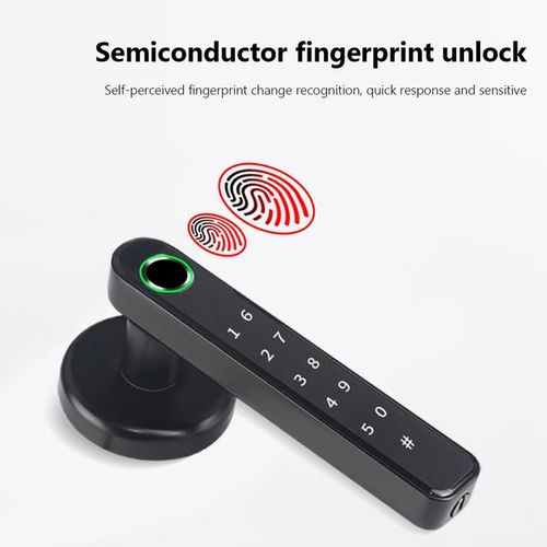 Bluetooth-Compatible Fingerprint Door Lock Keyless Entry Electronic Door Knobs Lock Fingerprint Security Handle Lock For Bedroom