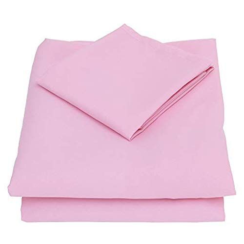 Double Cotton Bedsheets with 2 Pillowcases - Pink