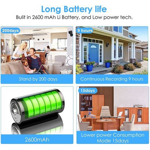 Wireless WiFi Hidden Spy Camera Security Camera Camcorder