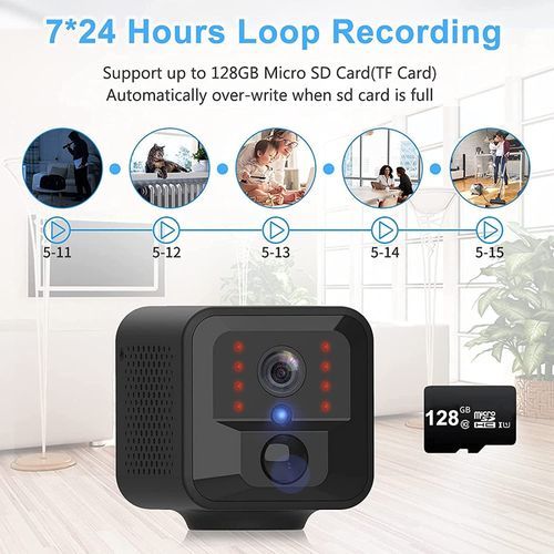 Wireless WiFi Hidden Spy Camera Security Camera Camcorder