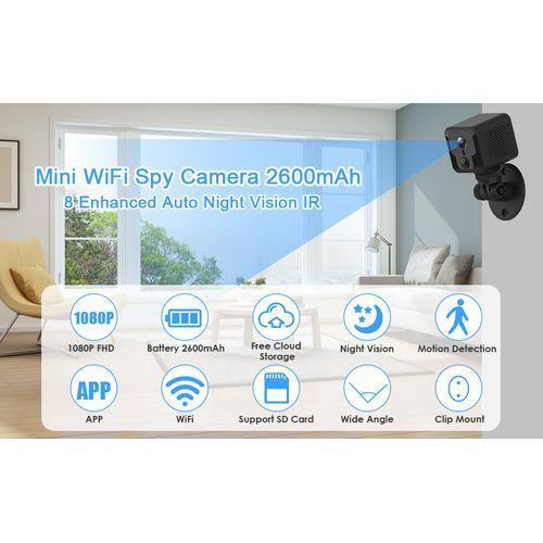 Wireless WiFi Hidden Spy Camera Security Camera Camcorder
