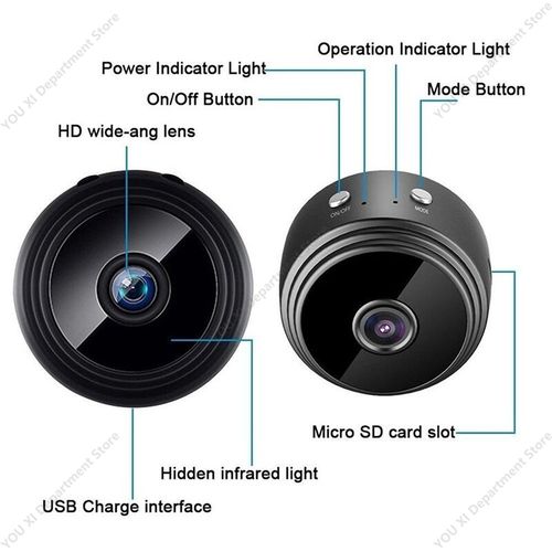 A9 HD Mini Camera Surveillance IP WiFi Remote Camera