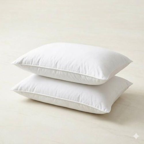 Fibre Pillows Pair ( 2pcs) - White