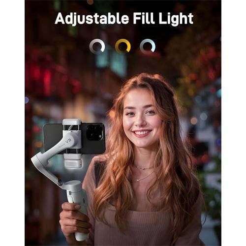 Hohem iSteady V3 Gimbal Stabilizer for iPhone, 3-Axis Phone Gimbal, Magnetic AI Tracker