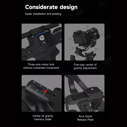 Feiyu-Tech Feiyu Tech SCORP C Camera Stabilizer 3-Axis Handheld Gimbal for DSLR Mirrorless