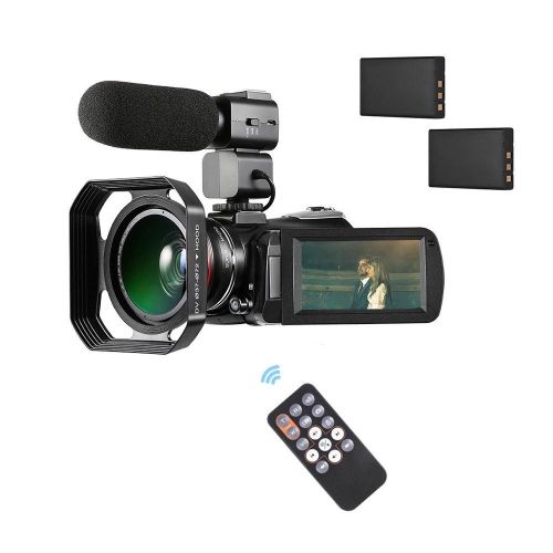ORDRO AC3 4K WiFi Digital Video Camera Camcorder - black My