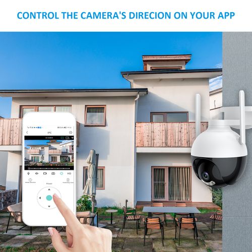 Outdoor WiFi PTZ Camera 4MP Wireless WiFi IP Camera Home