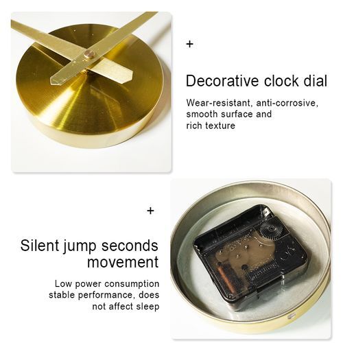 DIY Silent Sticker Wall Clock For Kitchen/Office/Bedroom Home Decor