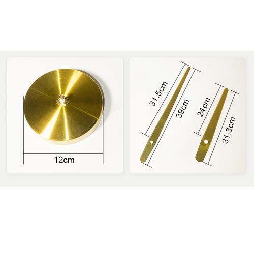 DIY Silent Sticker Wall Clock For Kitchen/Office/Bedroom Home Decor
