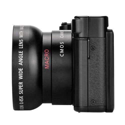 Digital Camera Video Camcorder UV Filter 0.45X Super Wide Angle Lens Photo Cameras