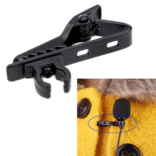 Microphone Lapel Tie Clip For Lapel Lavalier Mic