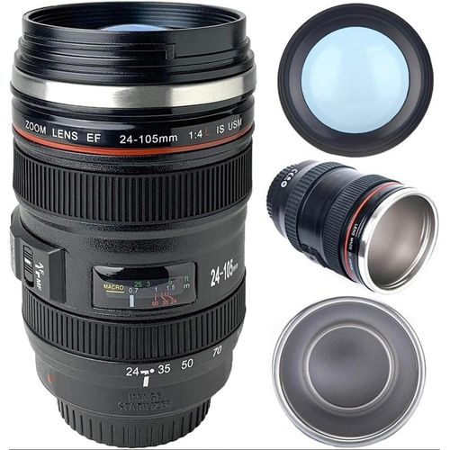 Travel Camera Shaped Mug - Black