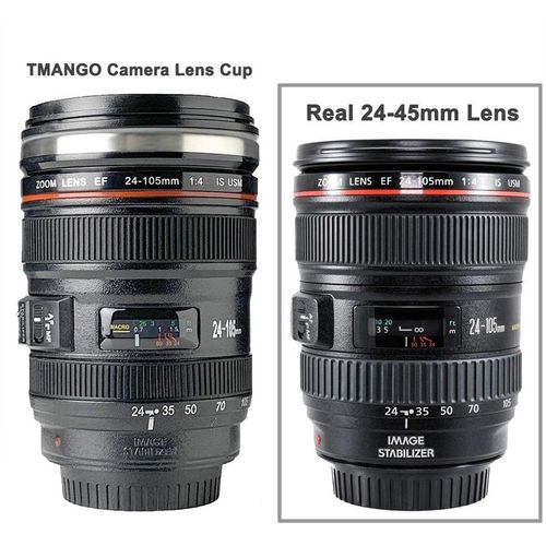 Travel Camera Shaped Mug - Black