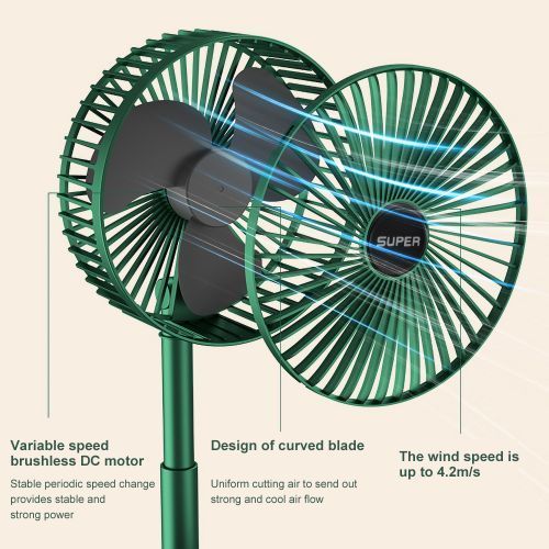 Mini Folding Telescopic Floor Fan