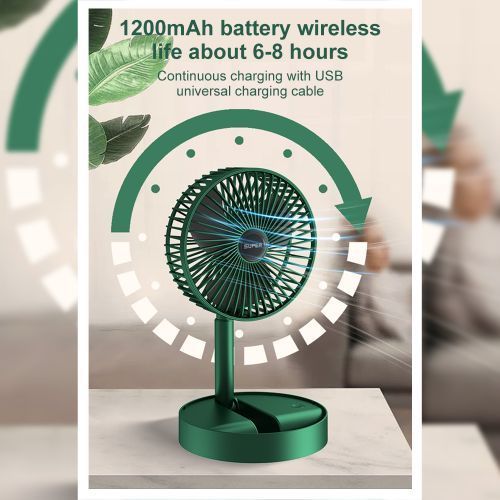 Mini Folding Telescopic Floor Fan
