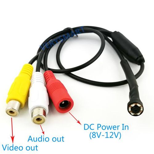 Cvbs Small Mini Analog Cctv Security Camera Hd 3.6mm 90degree 700tvl 6pcs Ir Leds Night Vision Camera