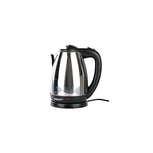 1.8L Stainless Steel Electric Kettle + Single Coil Hotplate - Silver