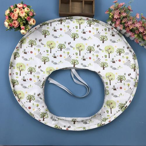 Canvas Baby Eating Table Mat Infant Feeding Cover For High Chair Learn To Eat Autonomously Graffiti Painting Mat