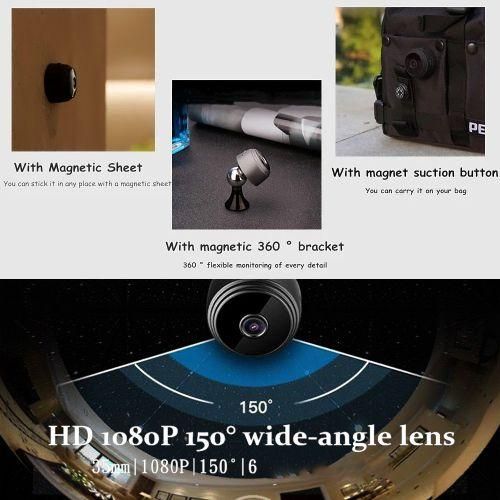 Mini Wireless Hidden Camera IP WIFI Remote Security