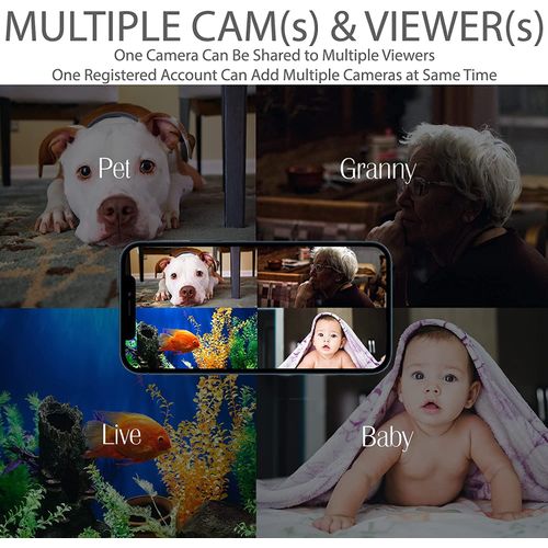 Wireless Hidden Spy Camera WiFi Security Camera Video Recorder