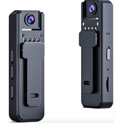 Mini Body Camera with Audio and Video Recording, 180&deg; Ratatable Lens, 1080P HD Camcorder with Night Vision