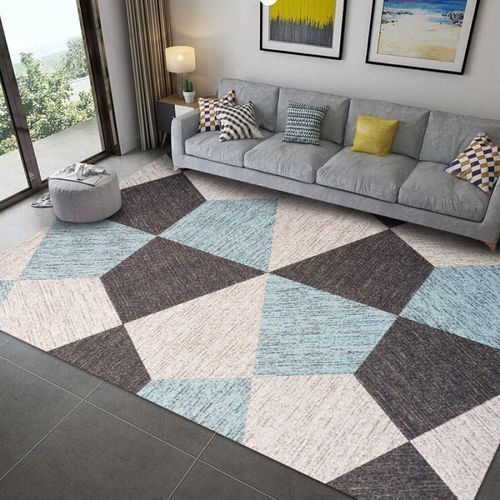 Nordic Geometric Washable Floor Mats For Living Room And Bedroom - 140*200CM
