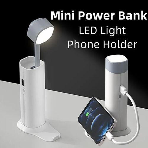 Multifunctional Flashlight Power-Bank Holder USB Desk Lamp