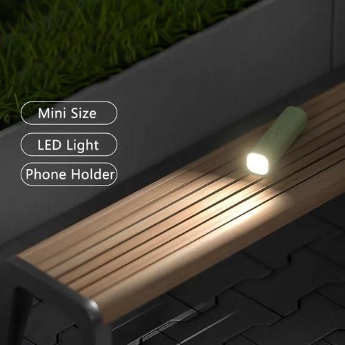 Multifunctional Flashlight Power-Bank Holder USB Desk Lamp