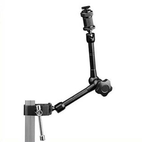 Magic Arm With Super Clamp 11 inch Articulating Friction Crab Clamp With 14 inch And 38 inch Thread For Dslr Camera Rig, Monitor,Led Lights And Flash Light