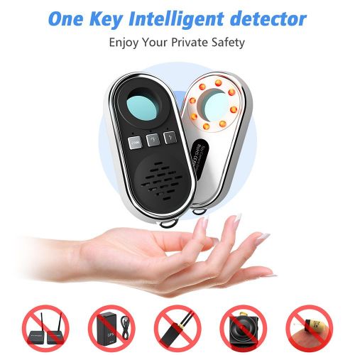 Portable Hidden Camera Detector Wireless Signal Scanner Hotel Anti-spy Prevent Monitoring Mini Finder NO5119