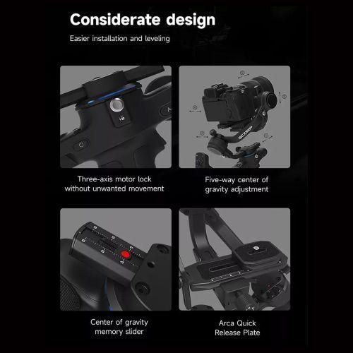 Feiyu-Tech FeiyuTech Feiyu SCORP Series SCORP-C Handheld Gimbal 3-Axis Stabilizer Handle Grip for DSLR Camera Sony/Canon