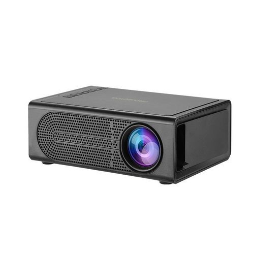 Portable Mini LED Projector, Supporting 1080P High-definition Video, And Supporting Wireless Connection On Mobile Phones-Black