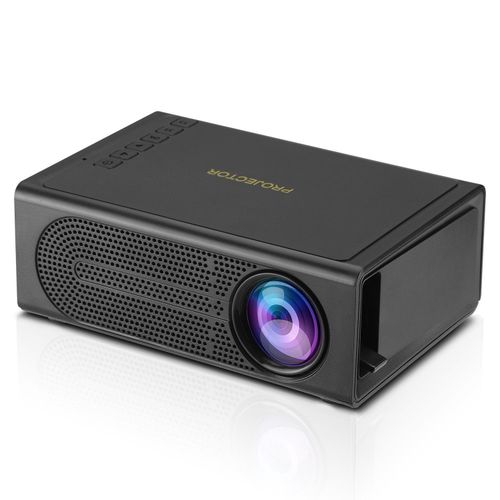 Portable Mini LED Projector, Supporting 1080P High-definition Video, And Supporting Wireless Connection On Mobile Phones-Black