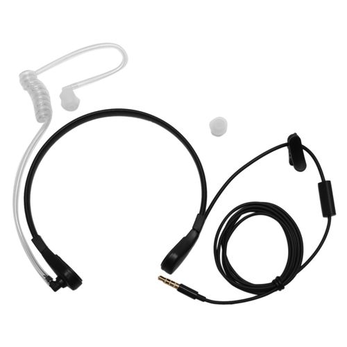 1pin 3.5mm Throat Mic Microphone Covert Acoustic Tube Earpiece Headset For Samsung/HTC/LG/Blackberry/MOTORO Smart Phone Earphone