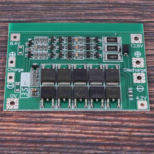 3S 60A Bms Board Lithium Li-Ion 18650 Battery Protection Board With Balance For Drill Motor 11.1V 12.6V 18650 Lipo Cell Module