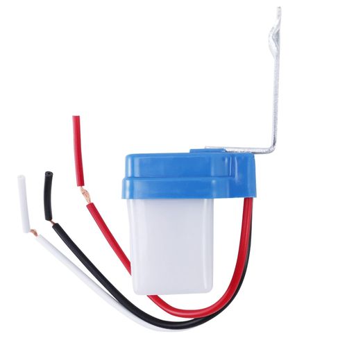 Sensor Switch AC DC 12V Street Lights Automatic Control  Day and Night Detection - White & Blue