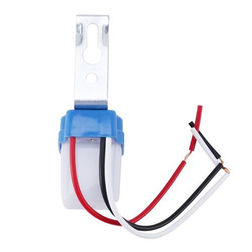 Sensor Switch AC DC 12V Street Lights Automatic Control  Day and Night Detection - White & Blue