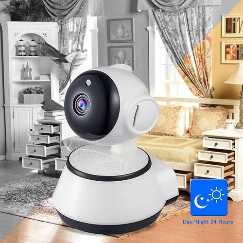 Home Security Ip Camera Wireless Mini, WiFi Smart Net Camera with Stunning Picture Quality V380 Pro Mobile App, Baby and Pet, Camera Wireless 2-Way Audio, Night Vision